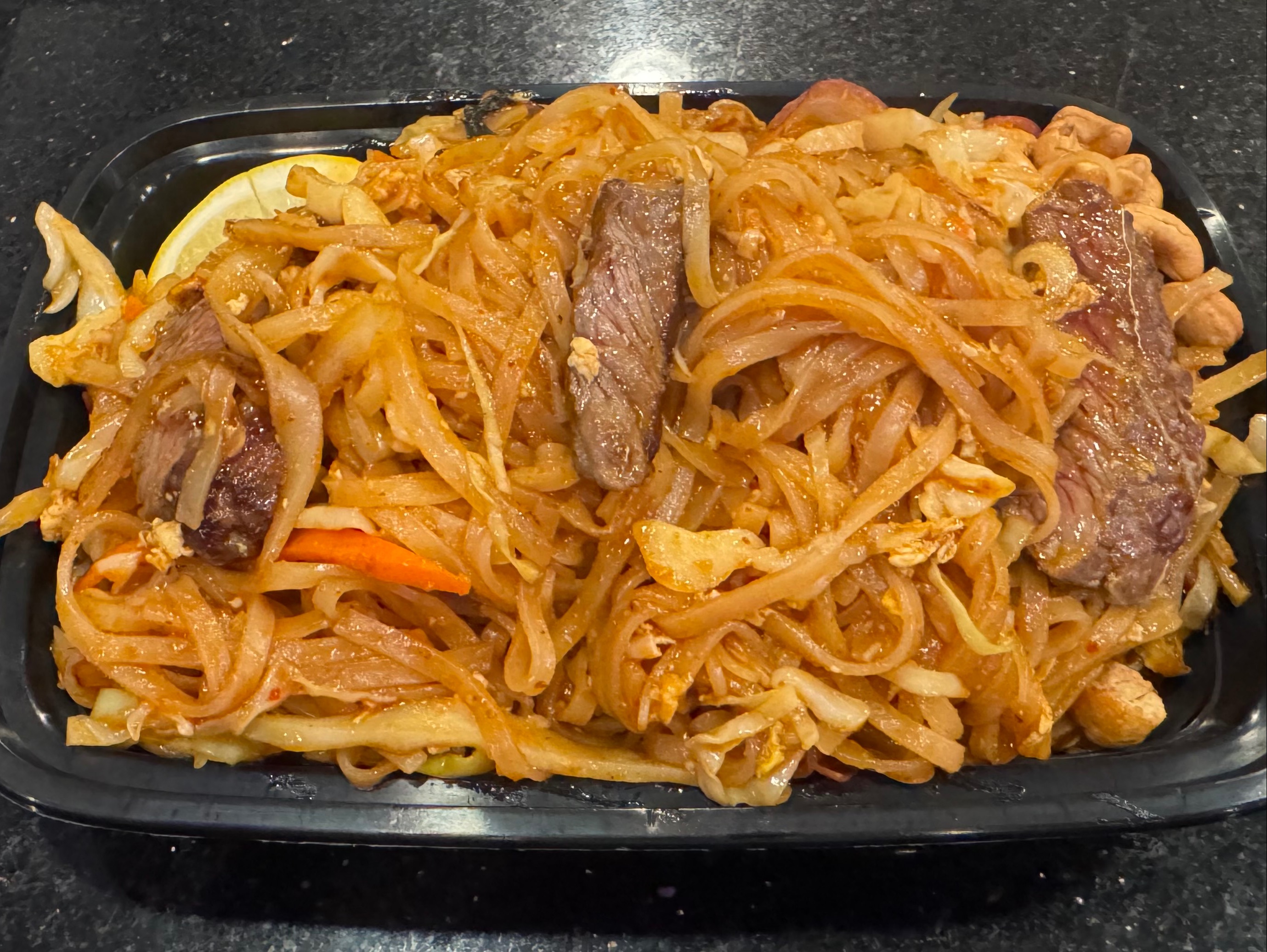 Beef Pad Thai.