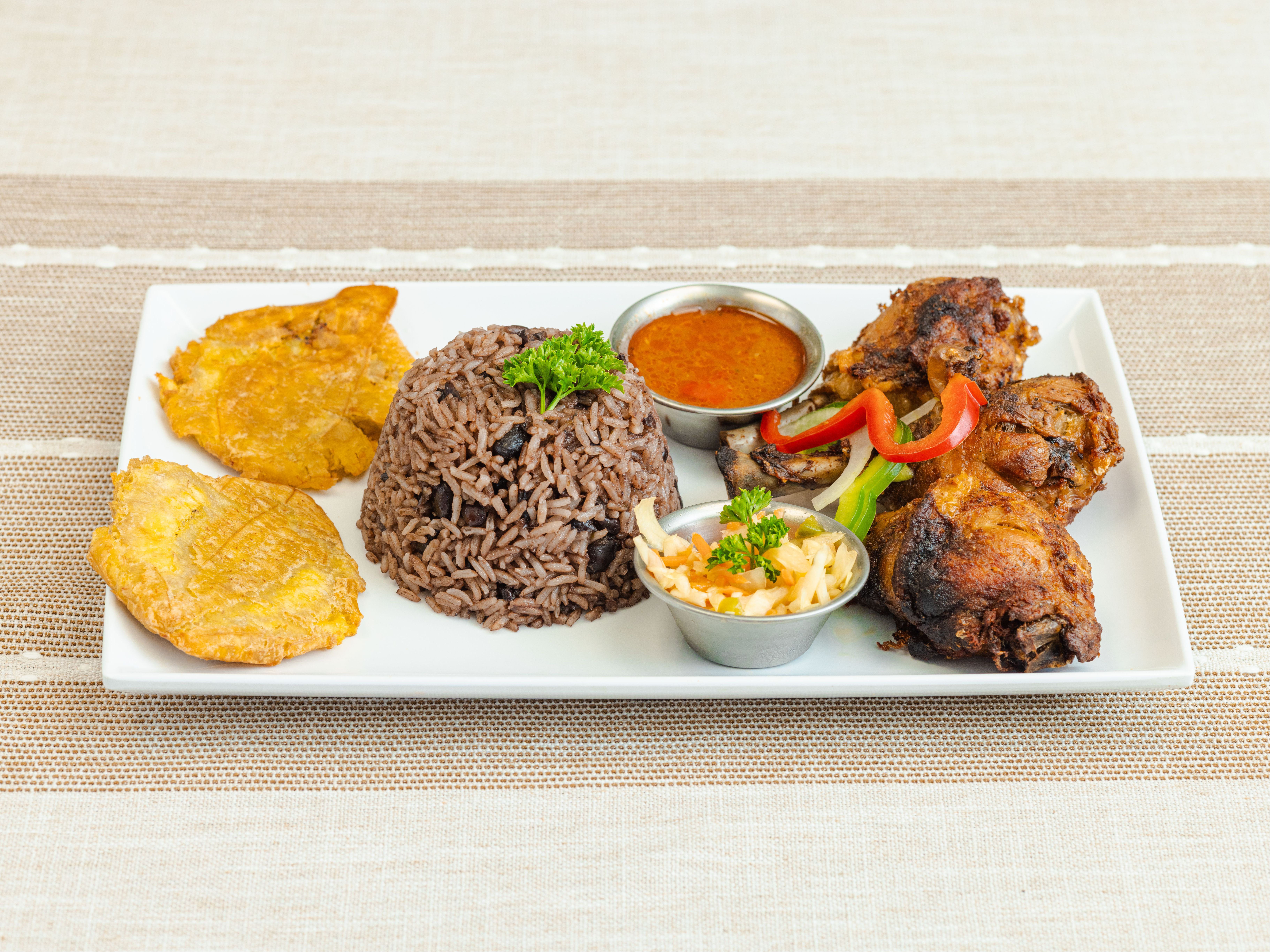 Fried Large Chicken (2 Sides).