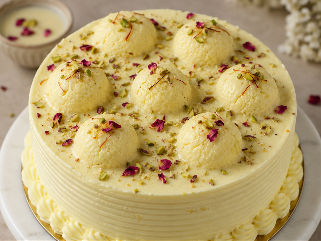 RASMALAI CAKE.