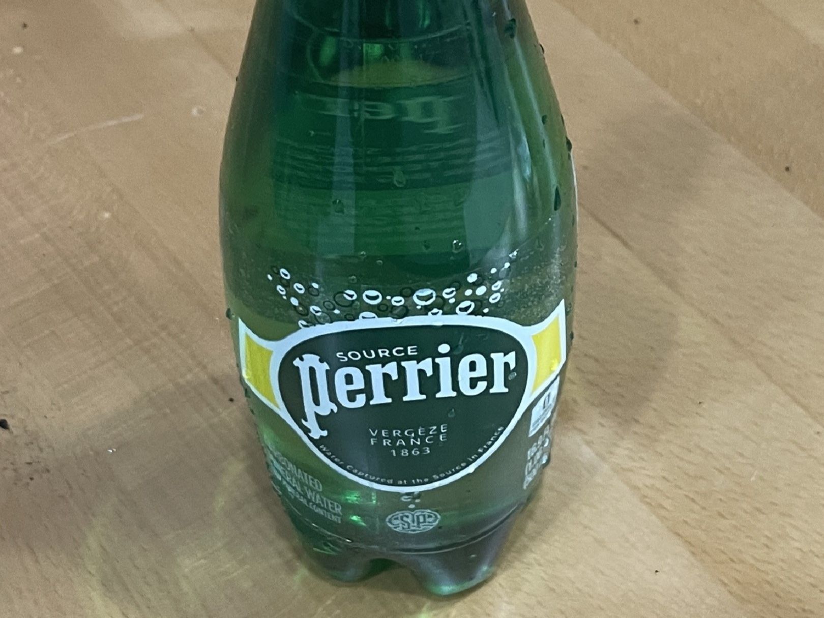 Perrier Water.