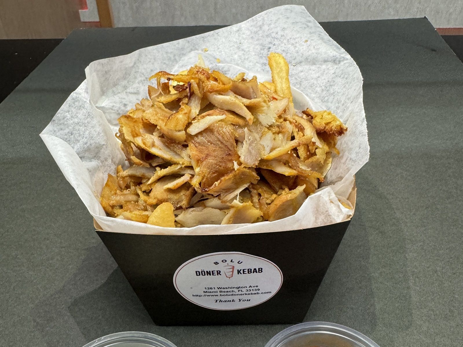 Box Doner Double Mixed & Veggies or Rice.