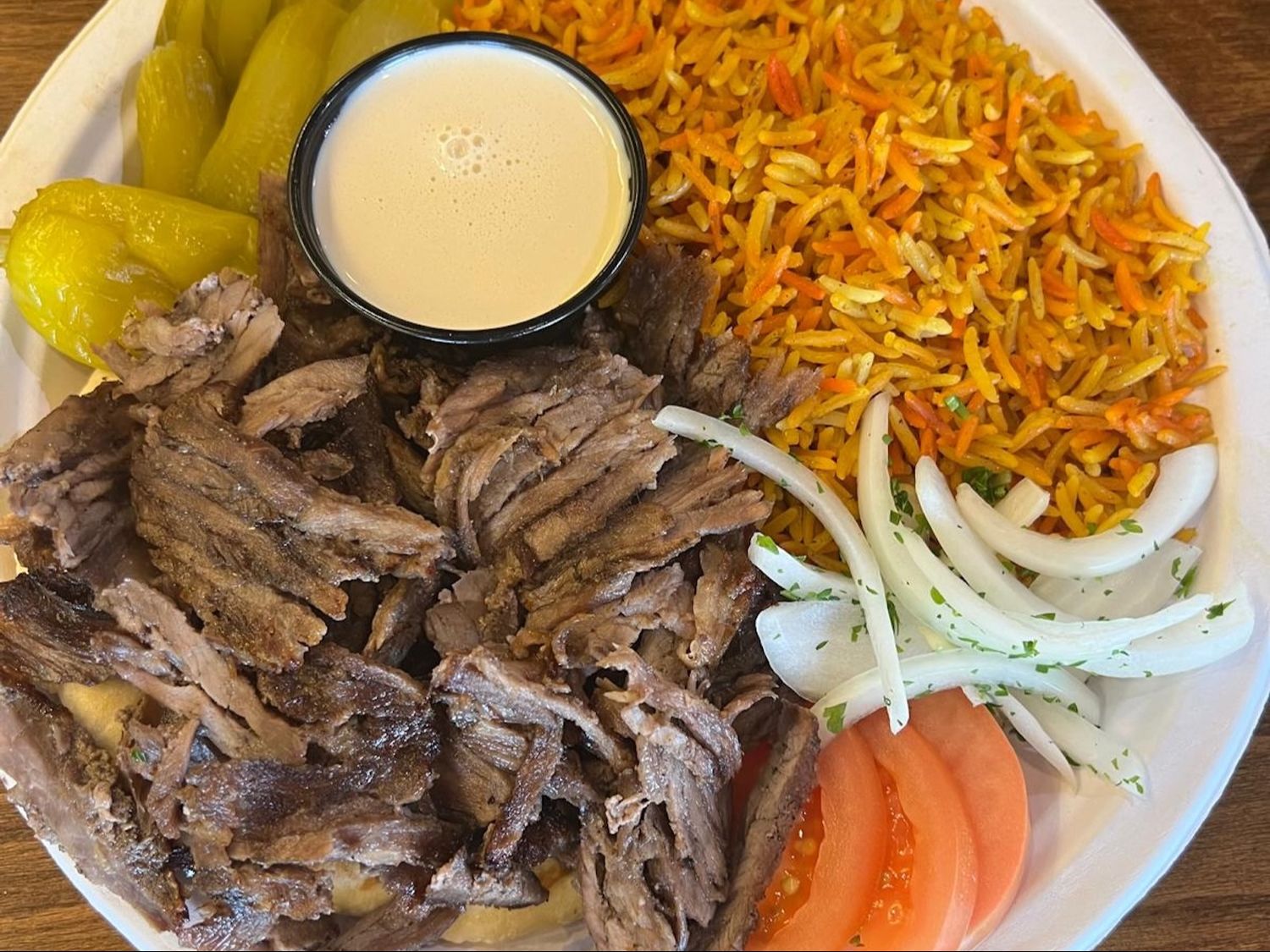 Beef Shawarma Plate