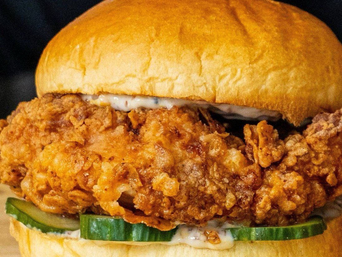 Crunchy Chicken Breast Sandwich.