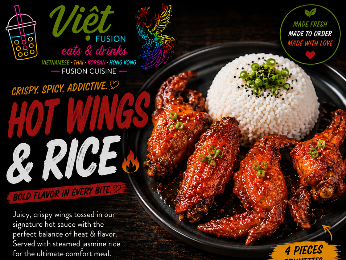 R10. Hot & Spicy Wings.