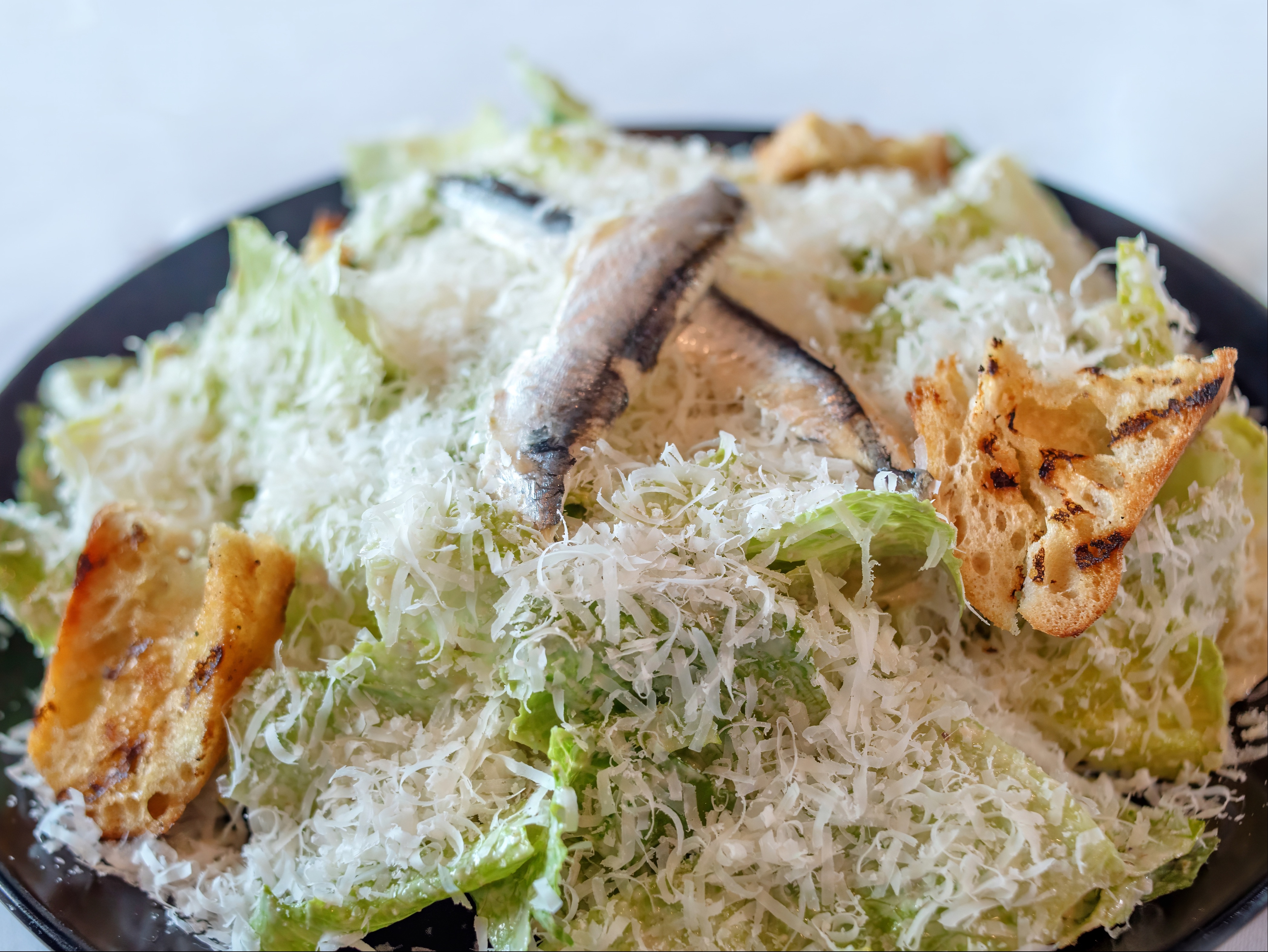 Caesar Salad with Shrimp.