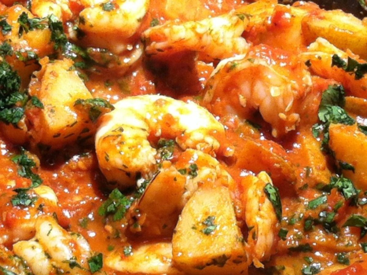 Shrimp Vindaloo.