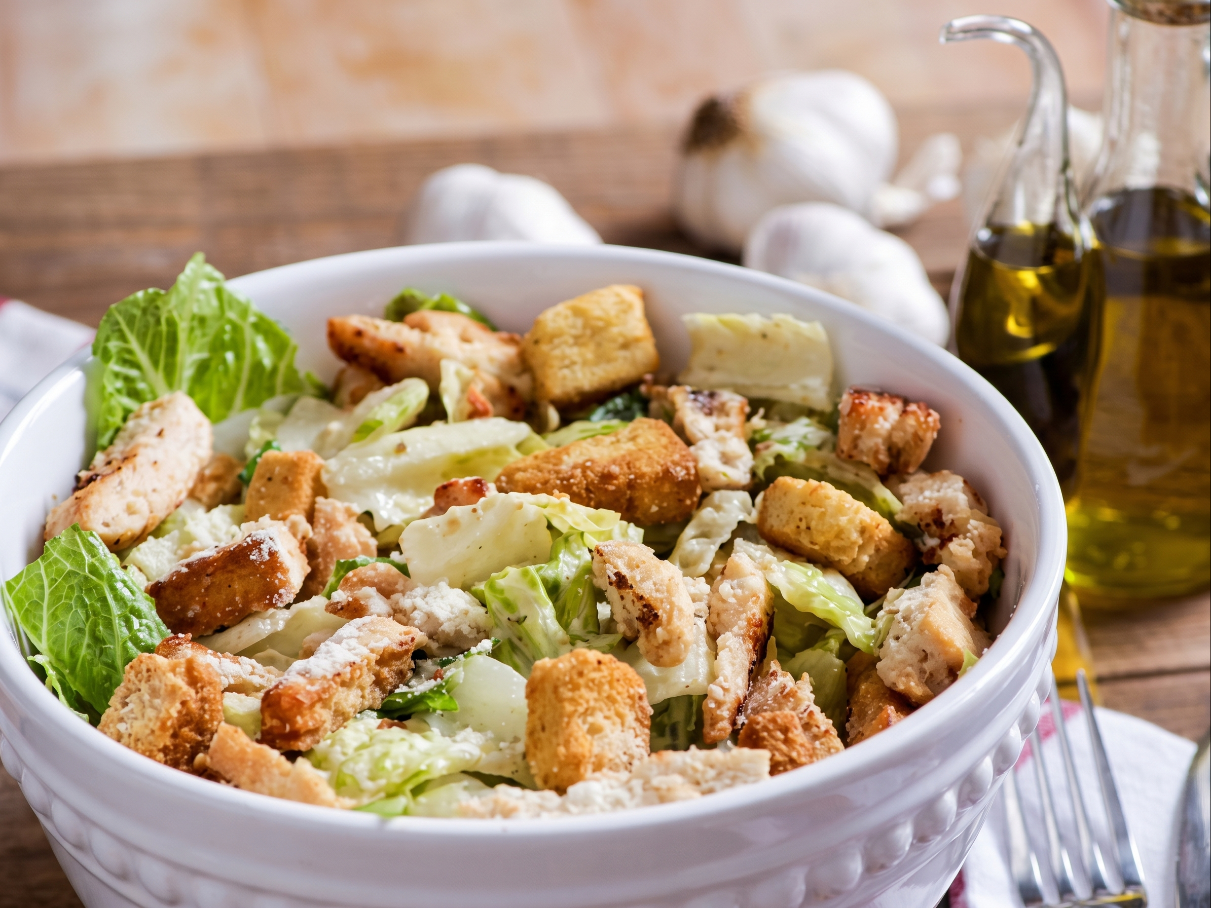 Bucket Chicken Caesar Salad