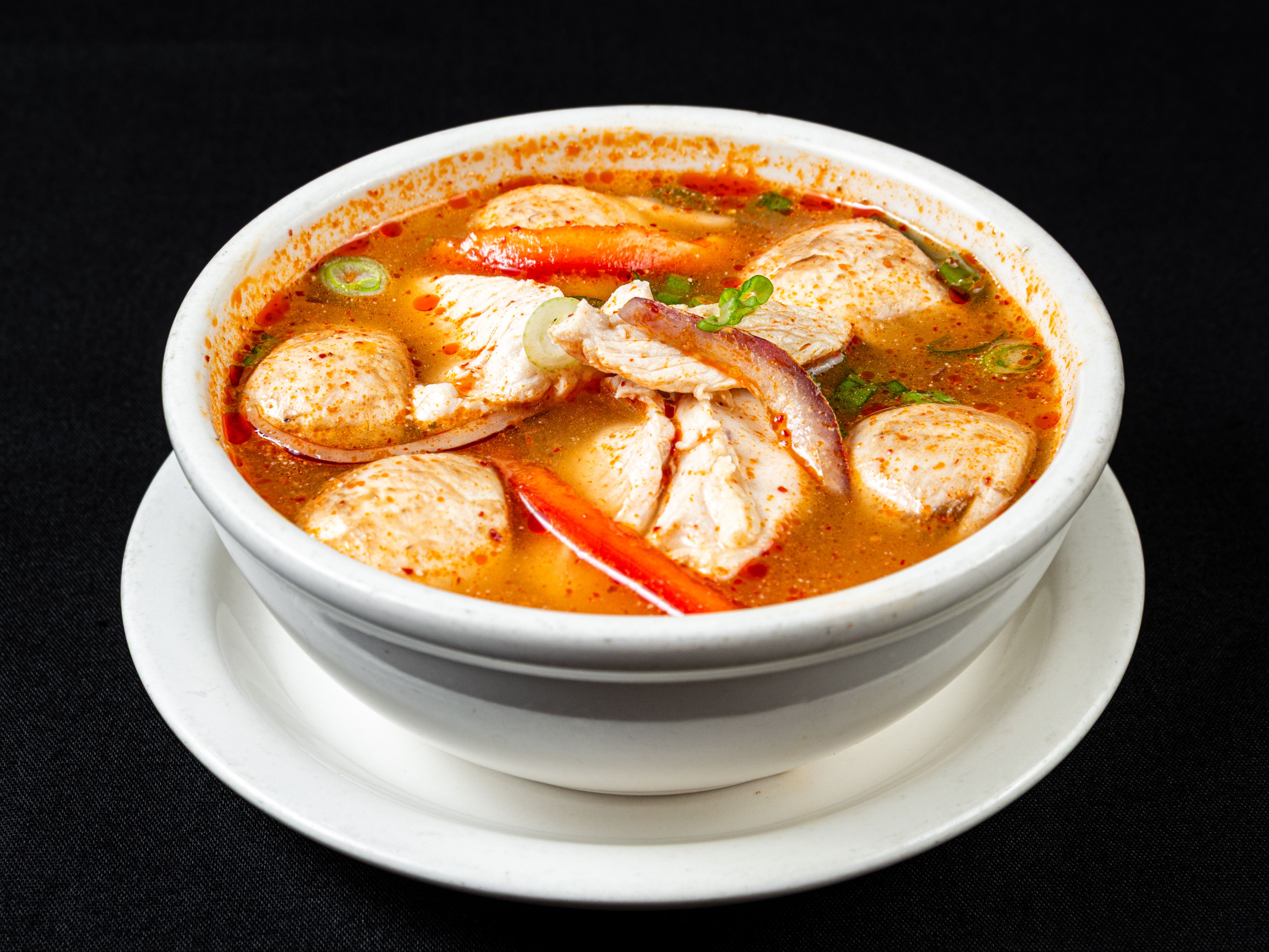 Tom Yum Chicken.