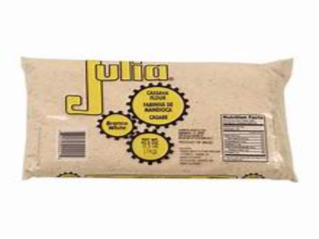 Farinha de Mandioca 1kg Crua - Julia.