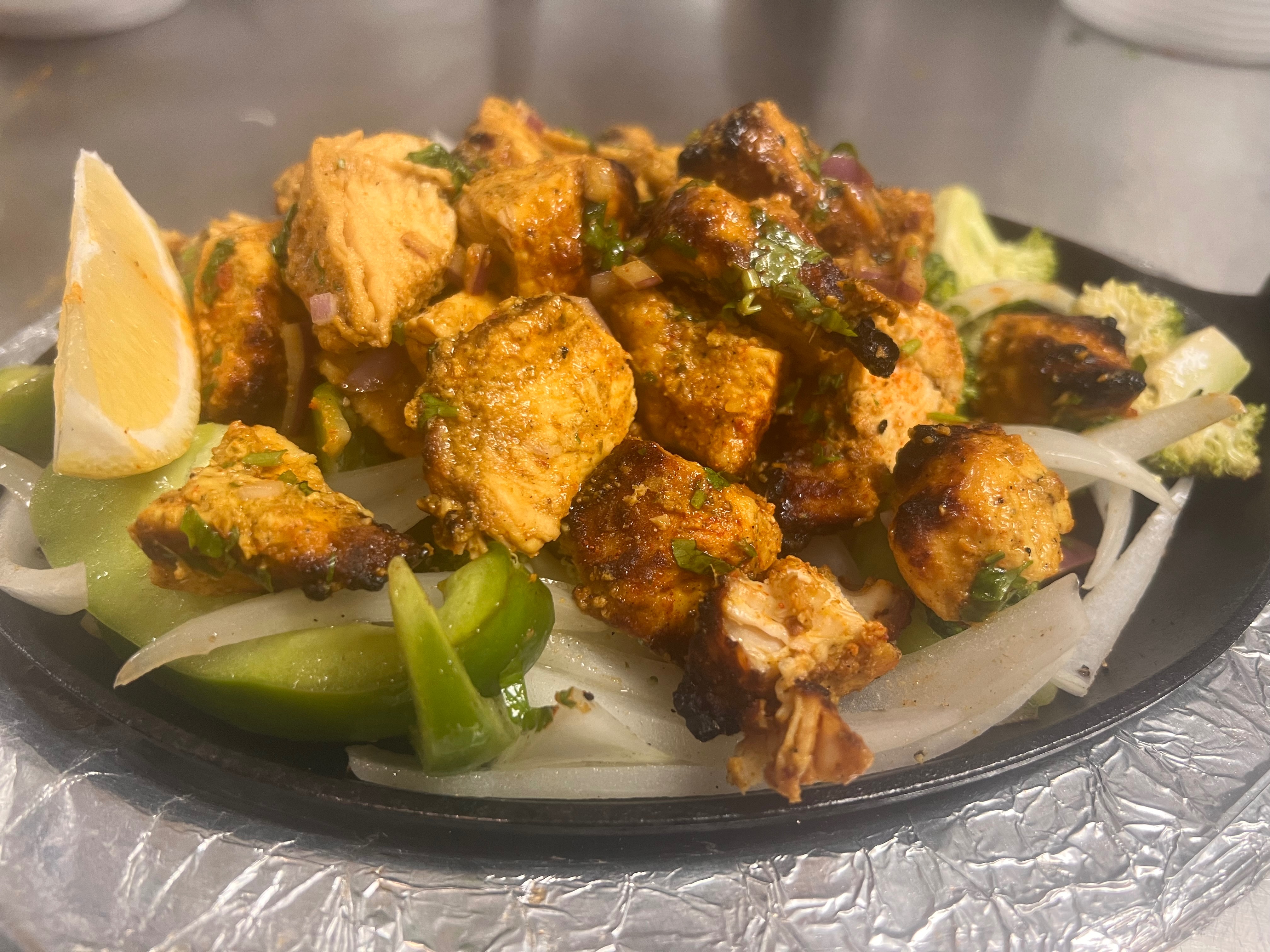 Chicken Tikka Kabobs.