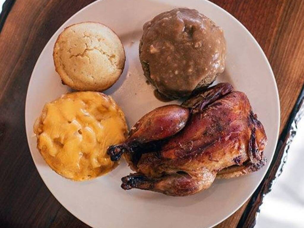 Cornish Hen "Wood Smoked".