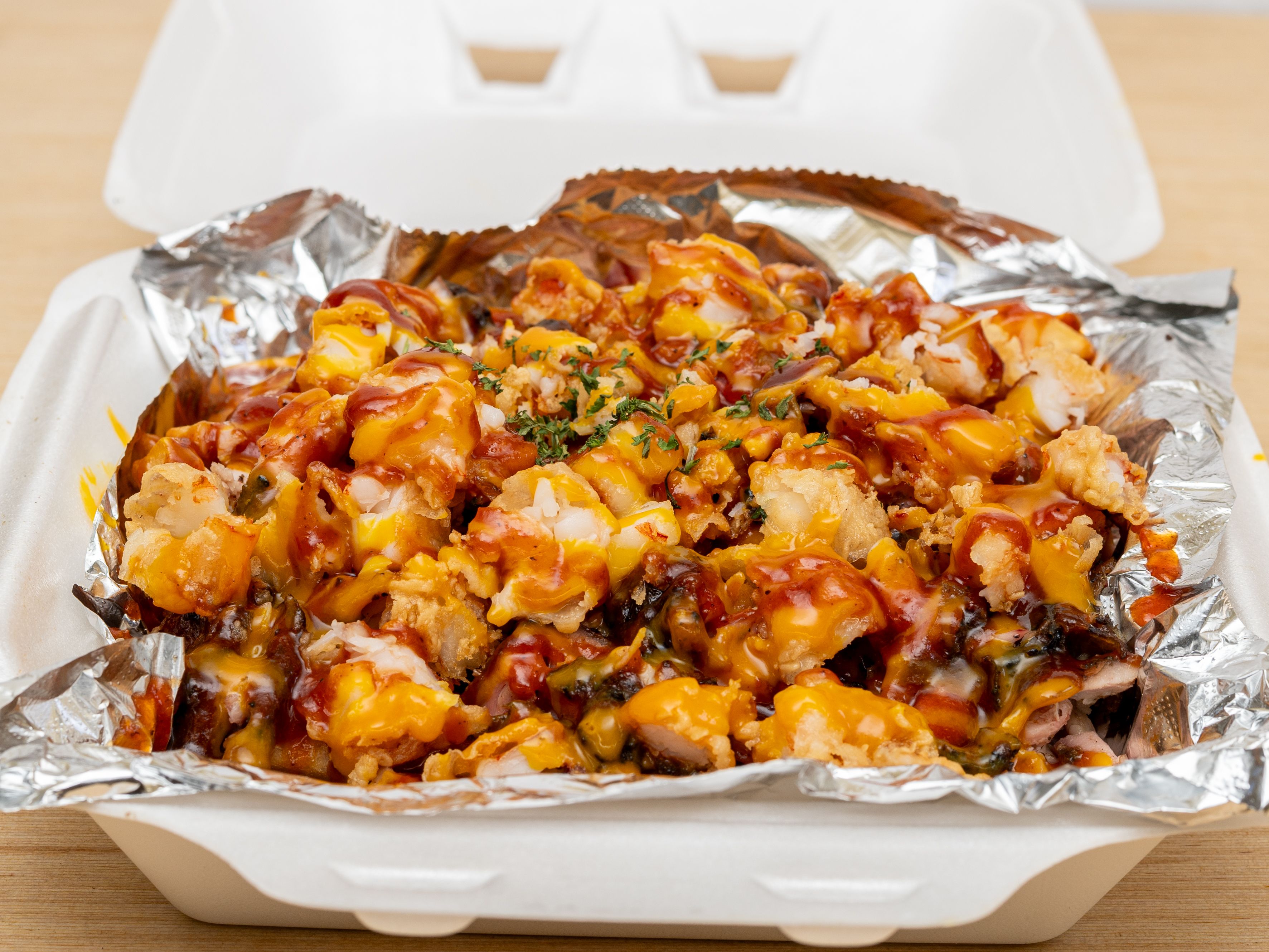 Jerk Fries Add Shrimp