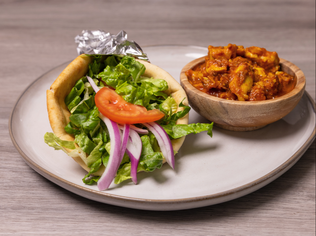 Karahi Chicken Wrap.