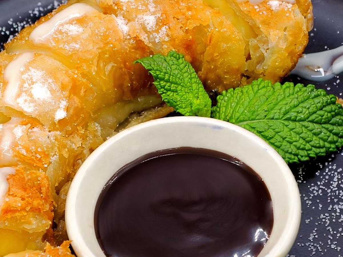 Sweet Roti with Banana.