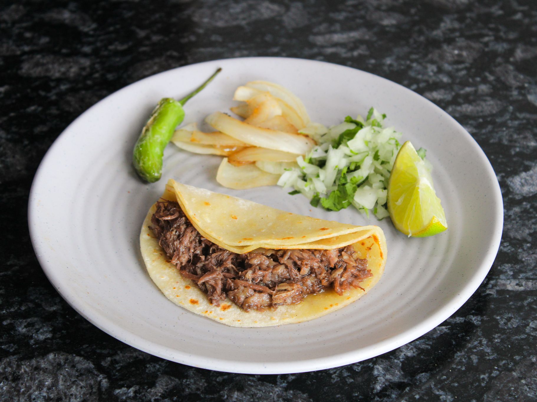Taco Barbacoa.