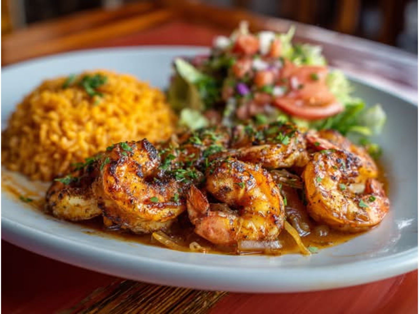 Camarones Al Mojo De Ajo.