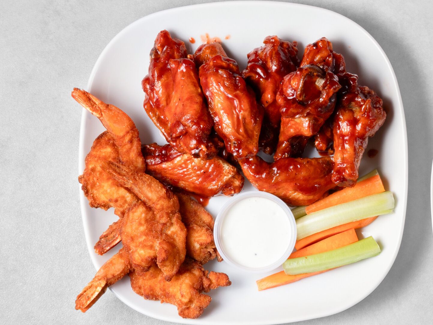 7. BBQ Chicken & Shrimp