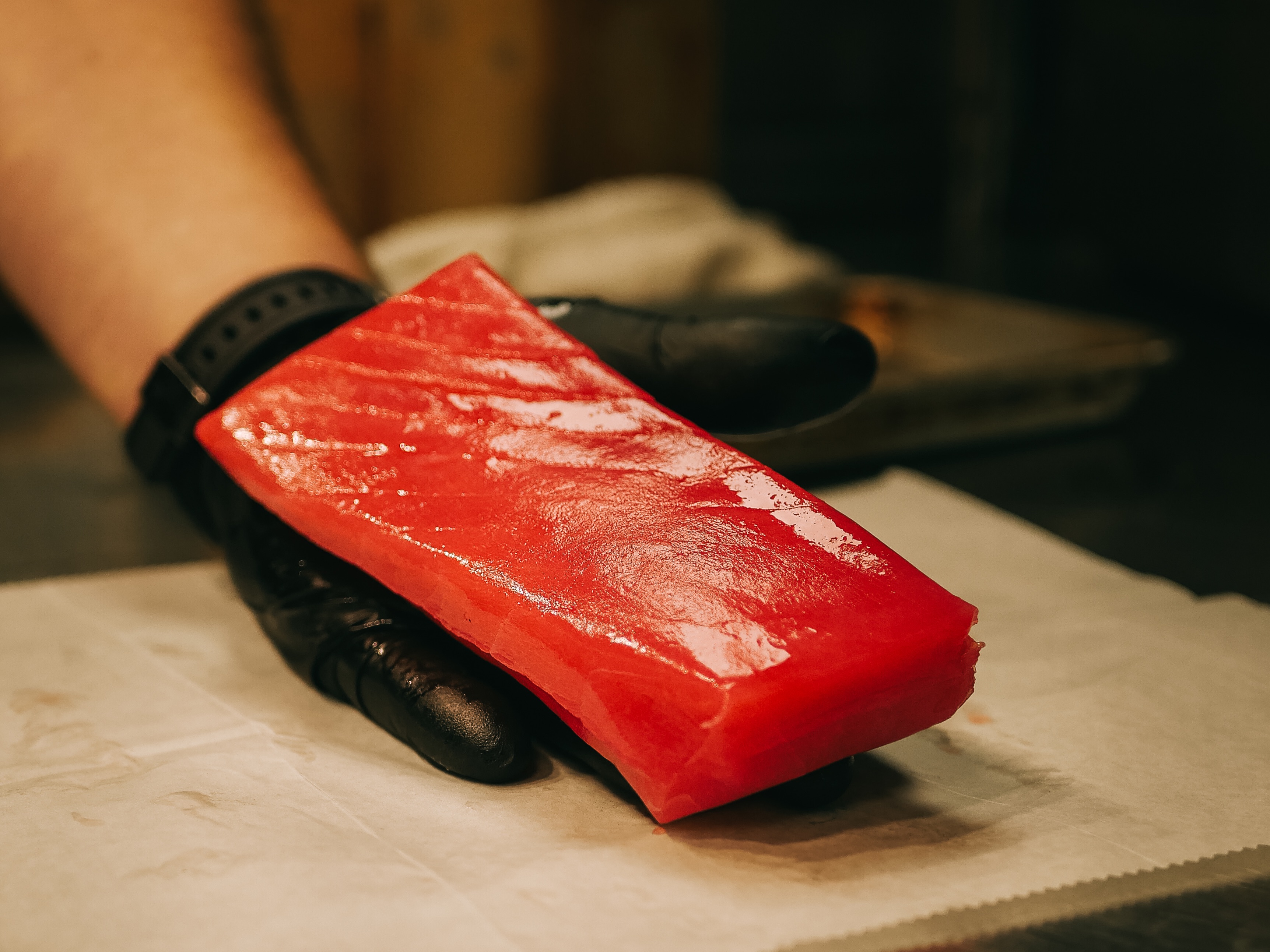 Bluefin Tuna Saku Block.