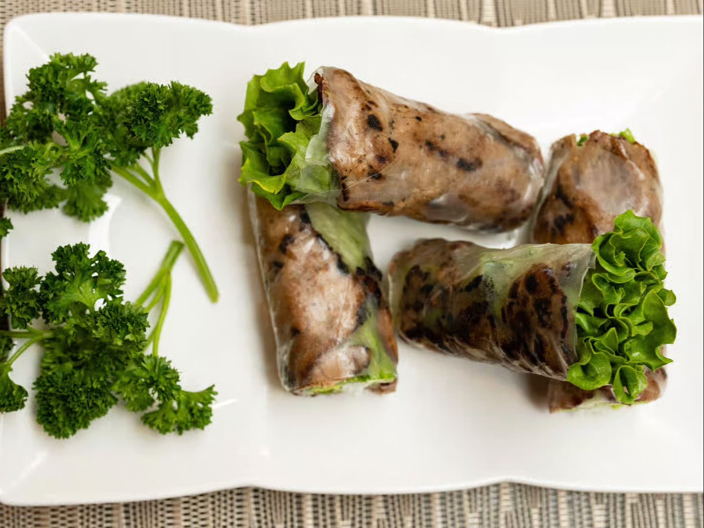A4. Grilled Pork Spring Rolls