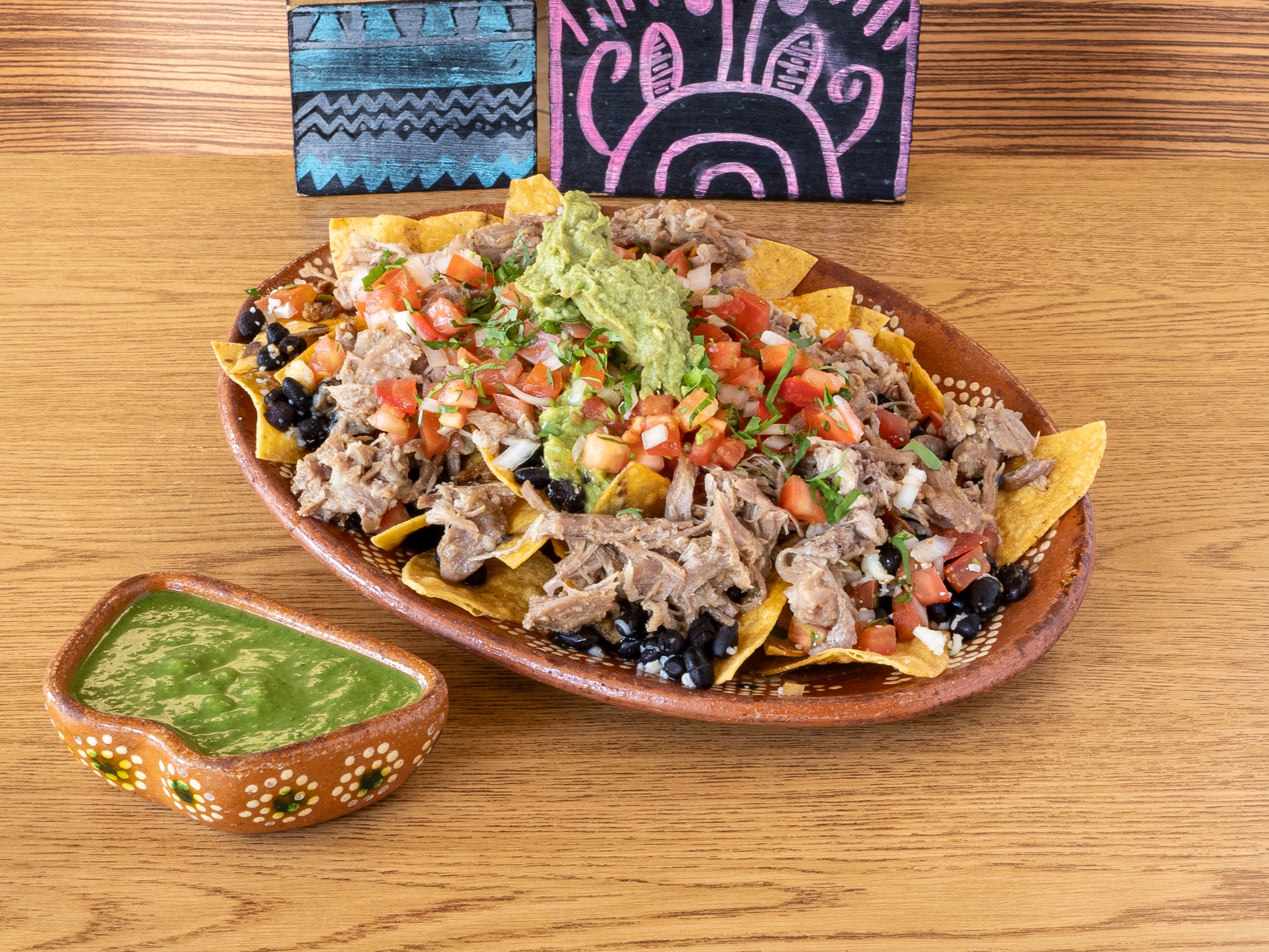 Carnitas Nachos.