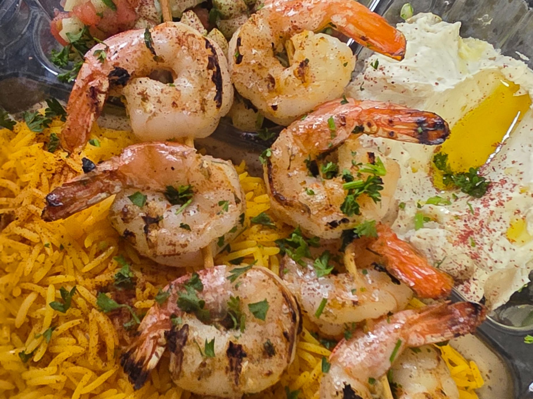 Shrimp Kabab Platter