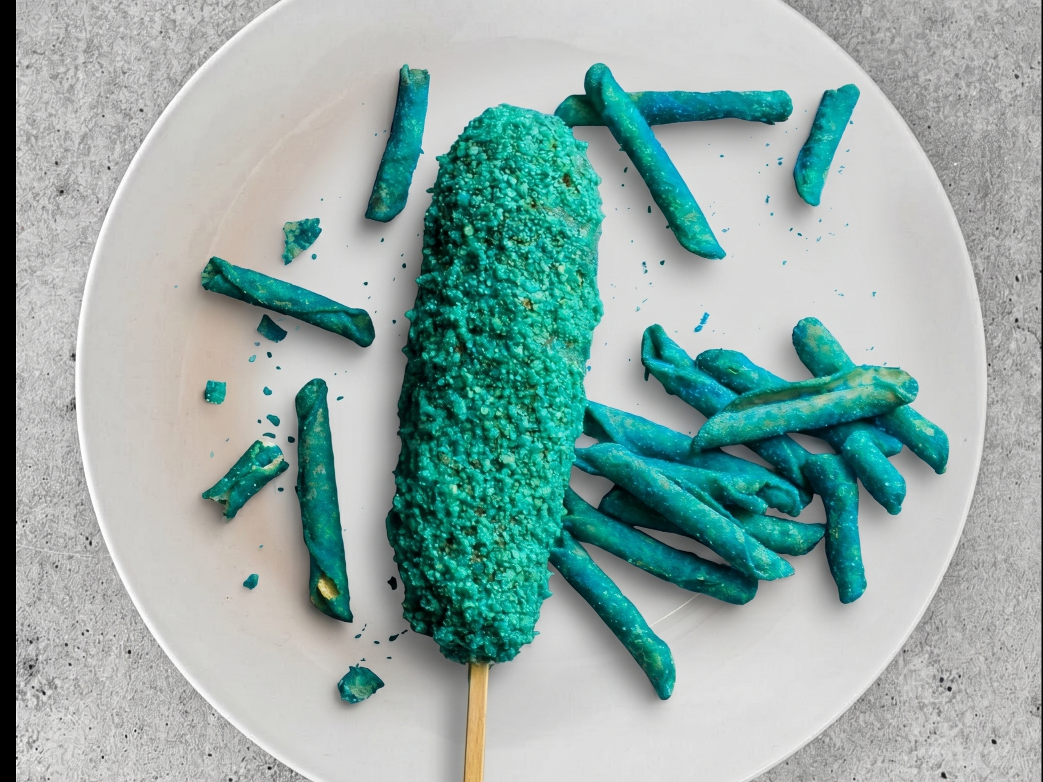 Blue Takis Half & Half.