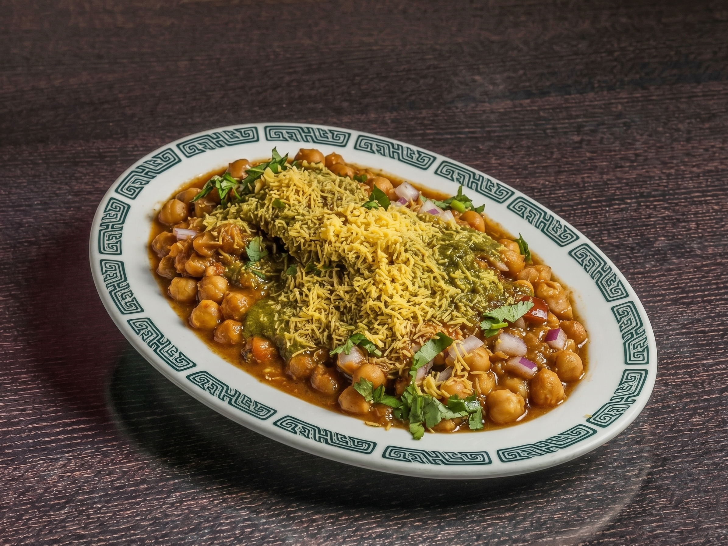 Aloo Tikki Chaat.