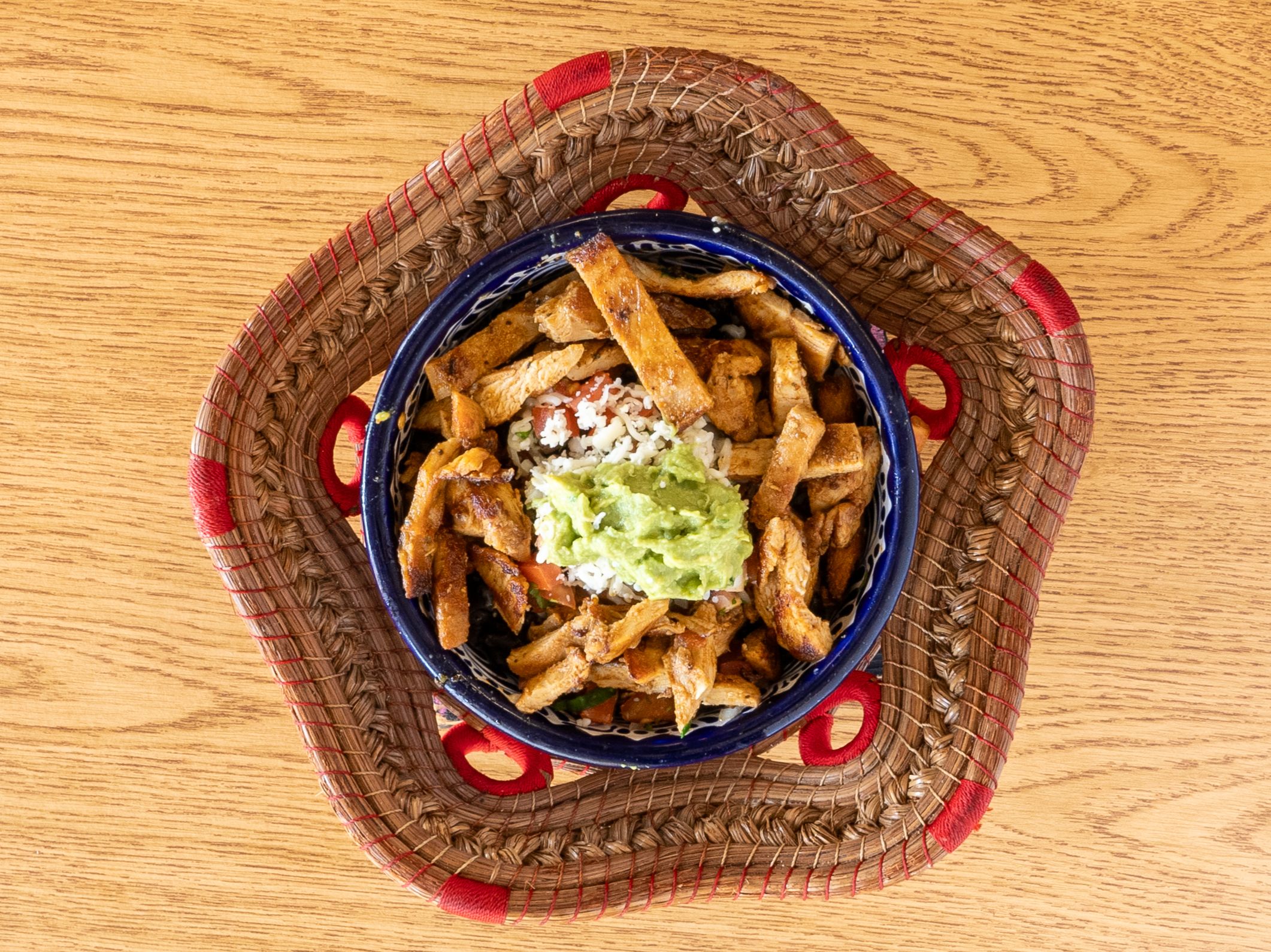 Grilled Chicken Burrito Bowl.
