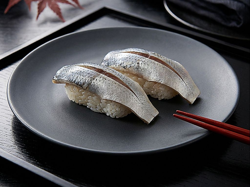 Saba (Mackerel) Nigiri.