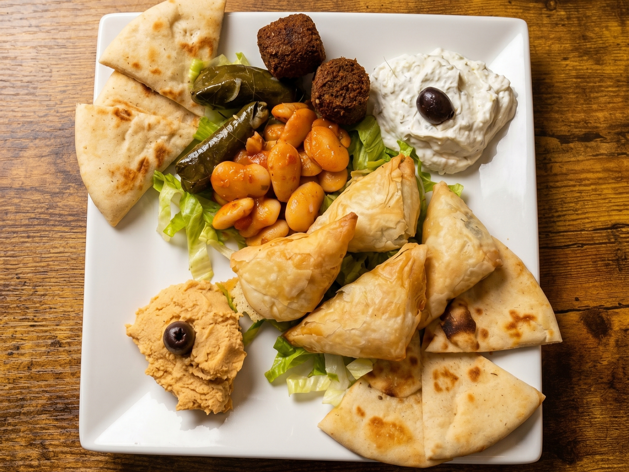 Vegetarian Platter.