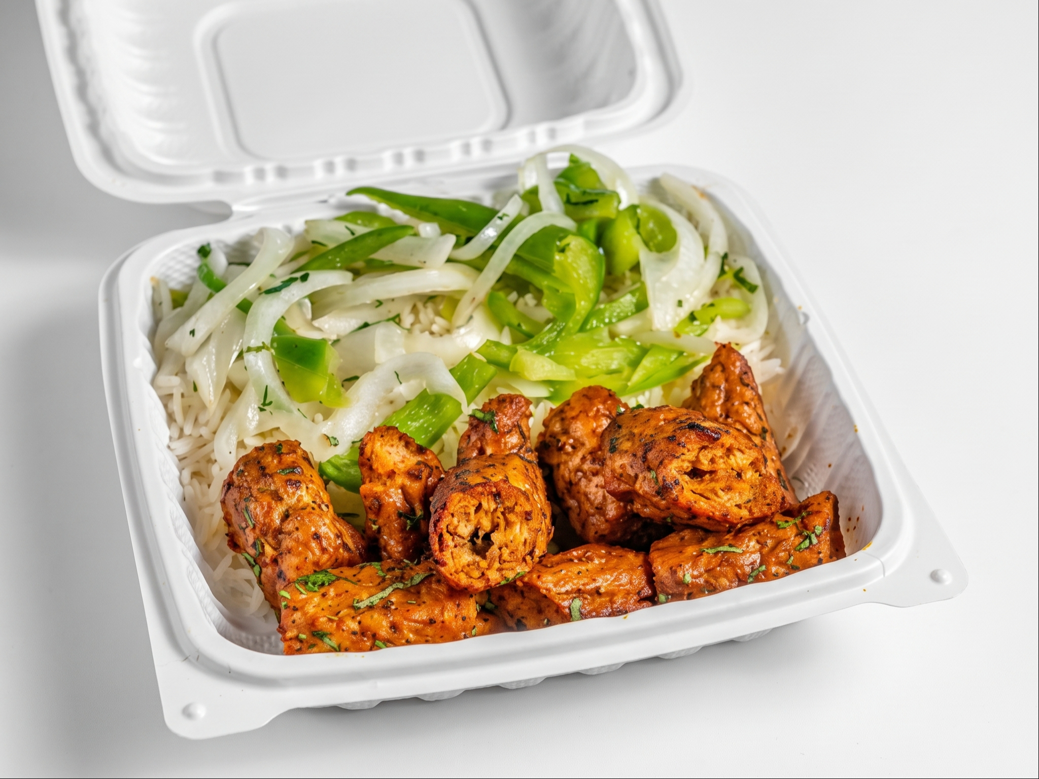 Chicken Seekh Kebab.