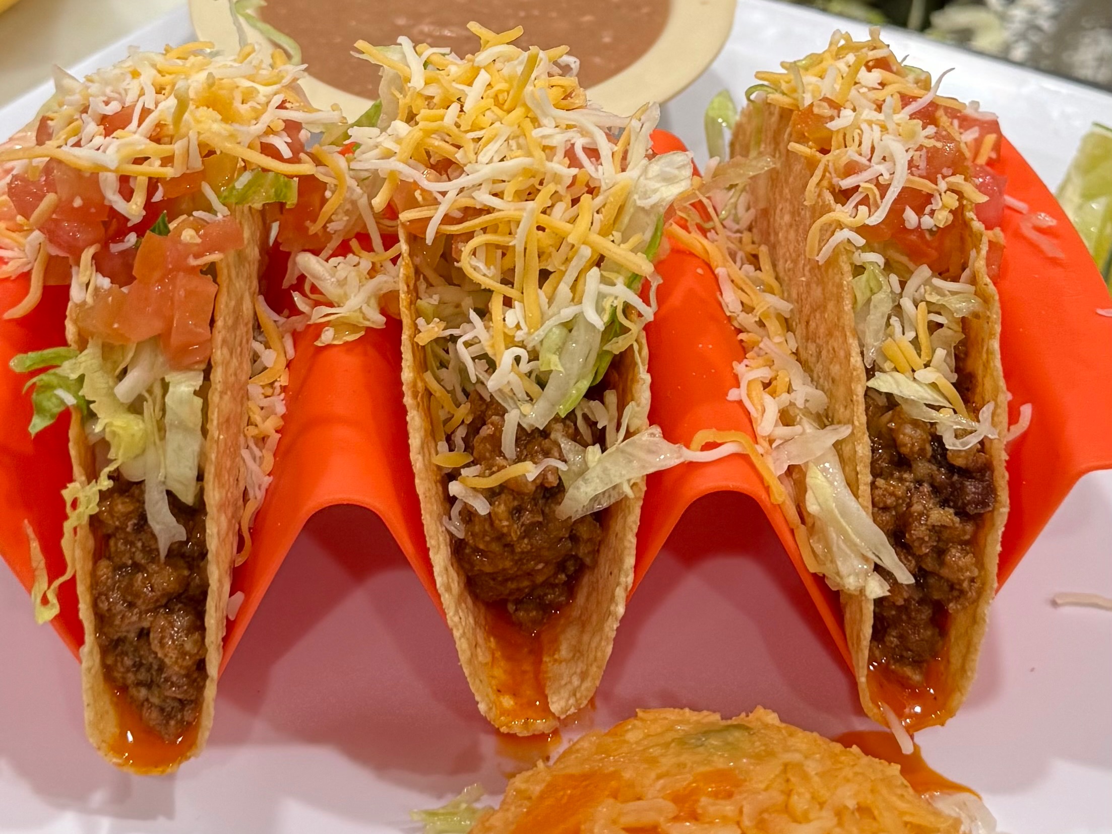 Crispy Tacos Plate.