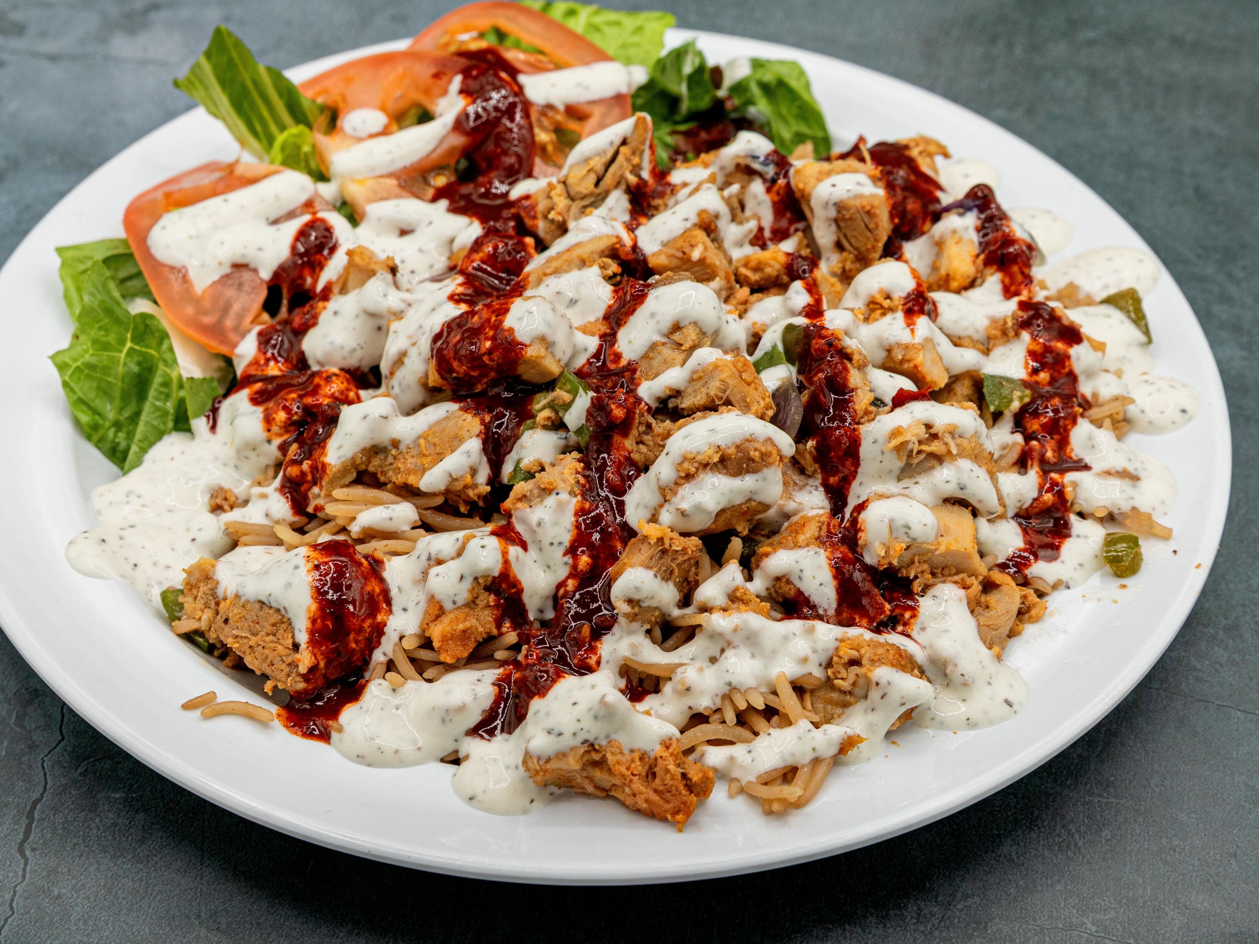 #43 Chicken Platter Combo comes W/fries 1 can soda.