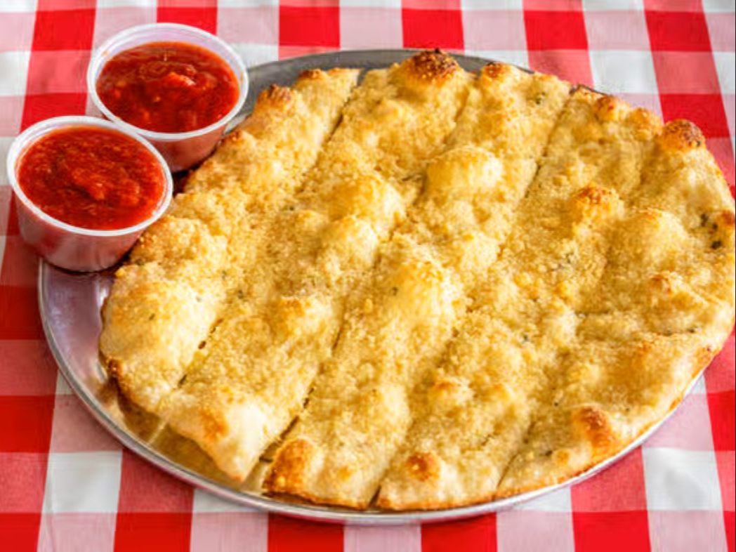 Garlic Buttered Bread Sticks W/Parmesan Cheese (5).