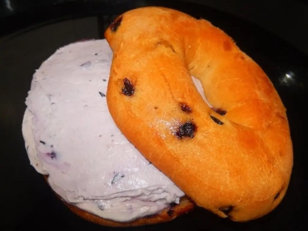 Gluten Free Bagel w/ Cream Cheese.