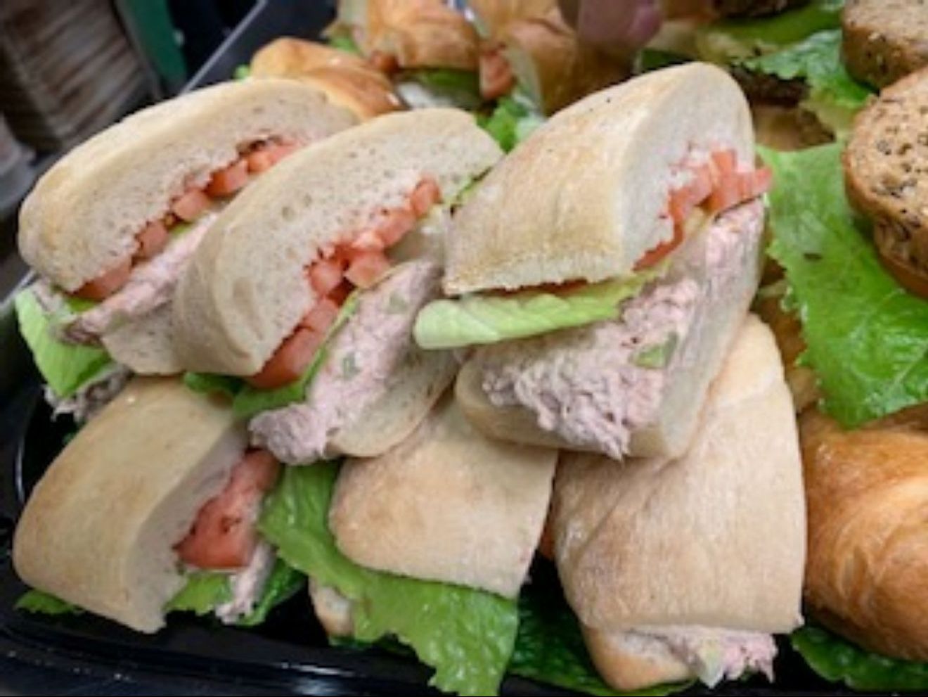 Tuna Salad Platter Sandwich.