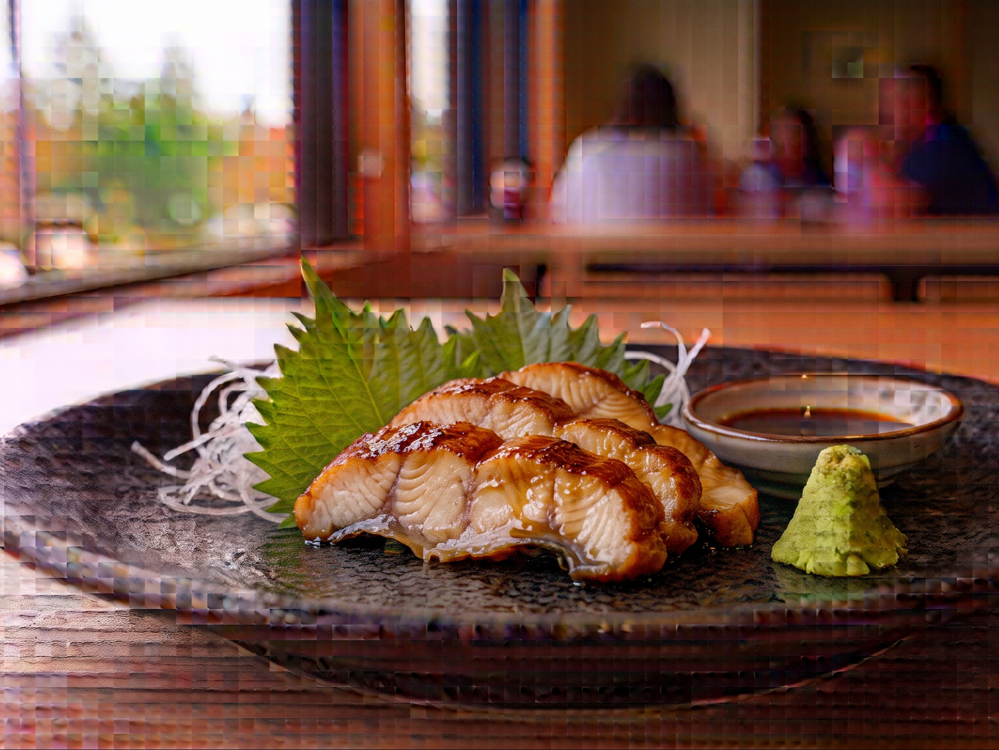 Unagi Sashimi 3pc.