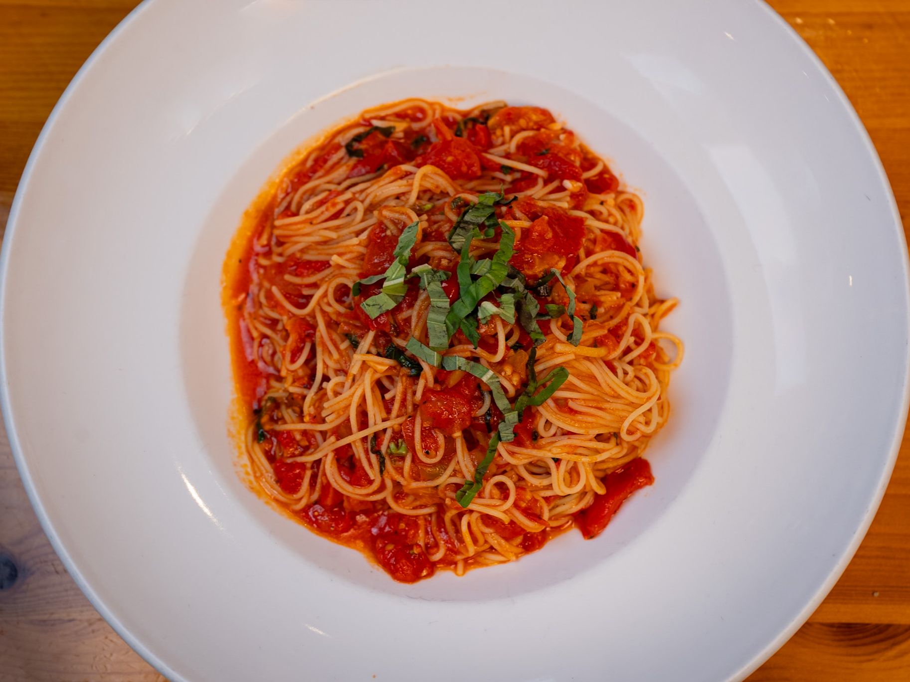Capellini All Pomodoro.