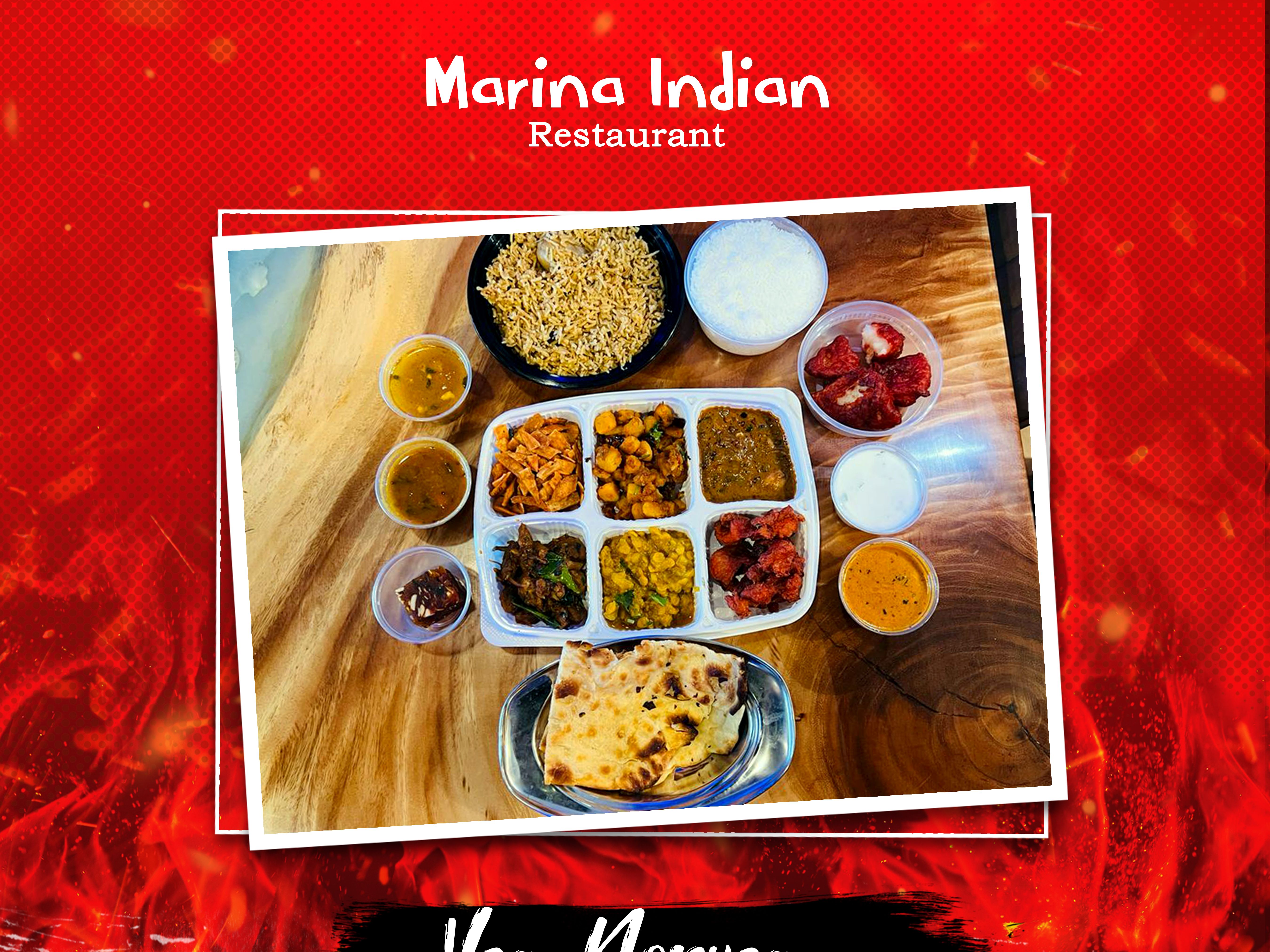 Marina Royal Non Veg Thali.