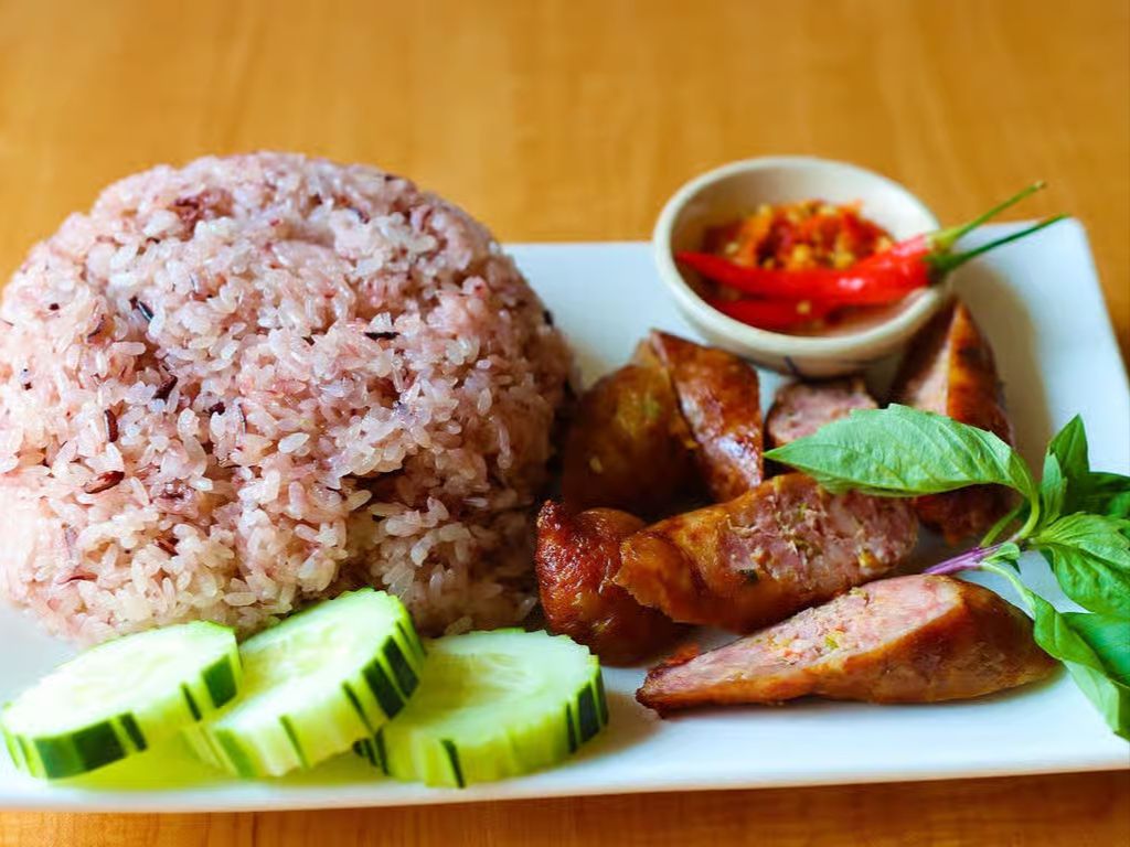 Sausage W/ Sticky Rice.