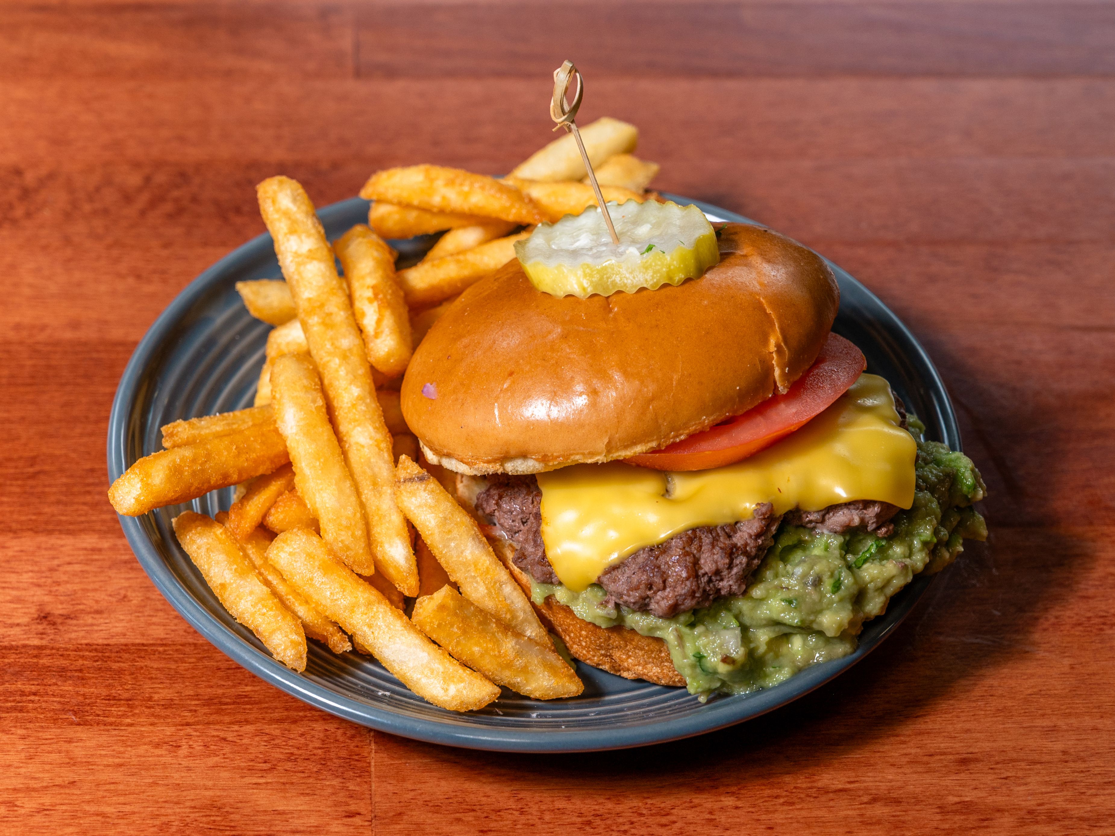 Loco's Smash Burger. Crispy Seasoned Fries..