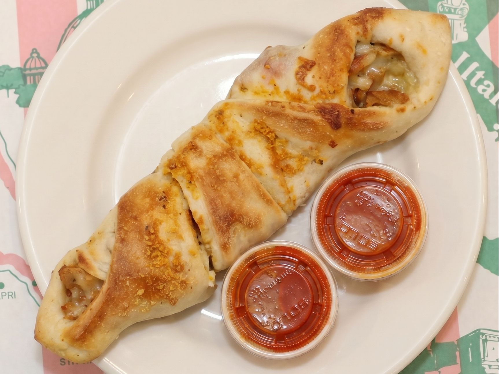 Eggplant Parm Roll.
