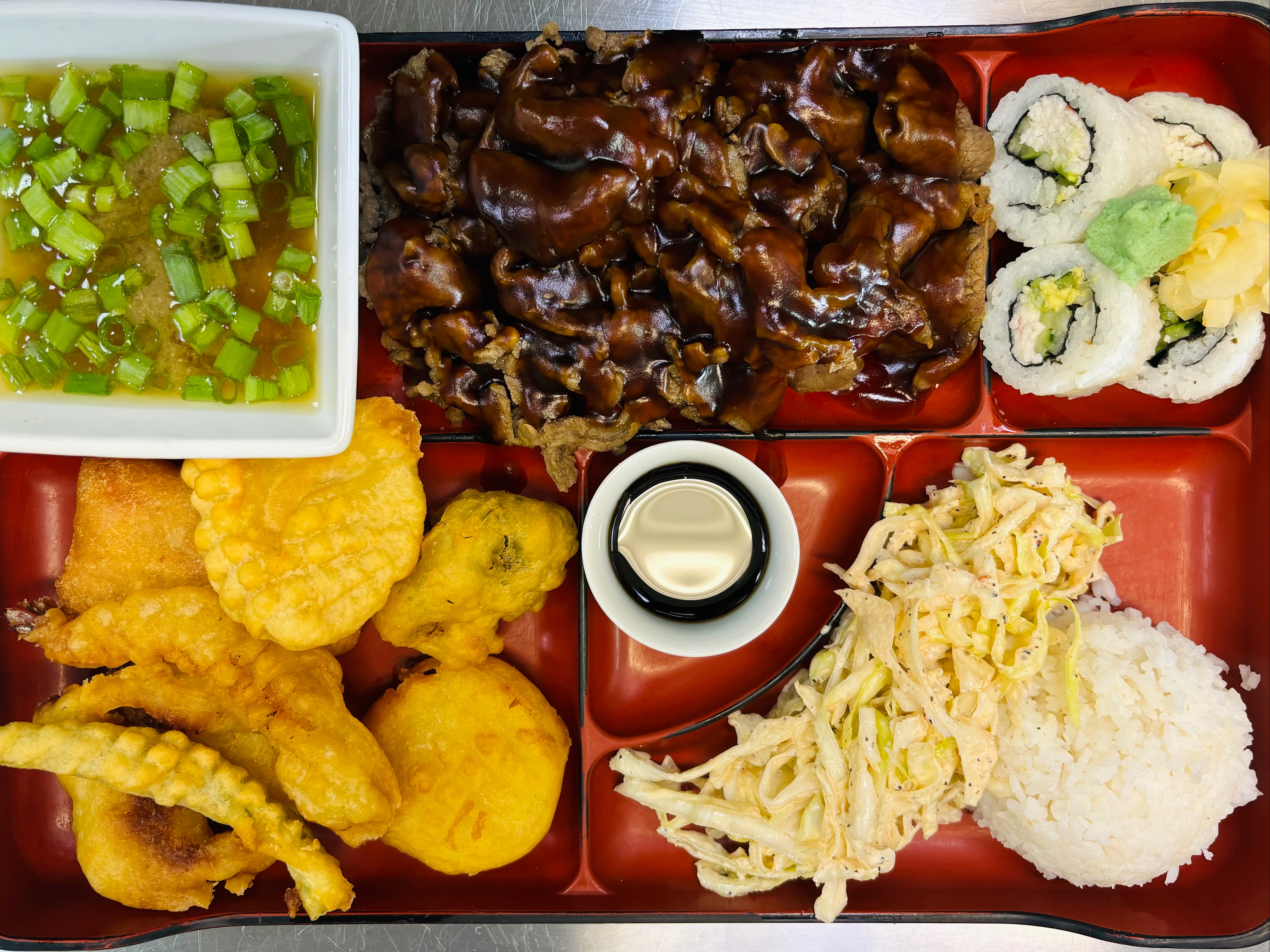 Beef Bento Box.