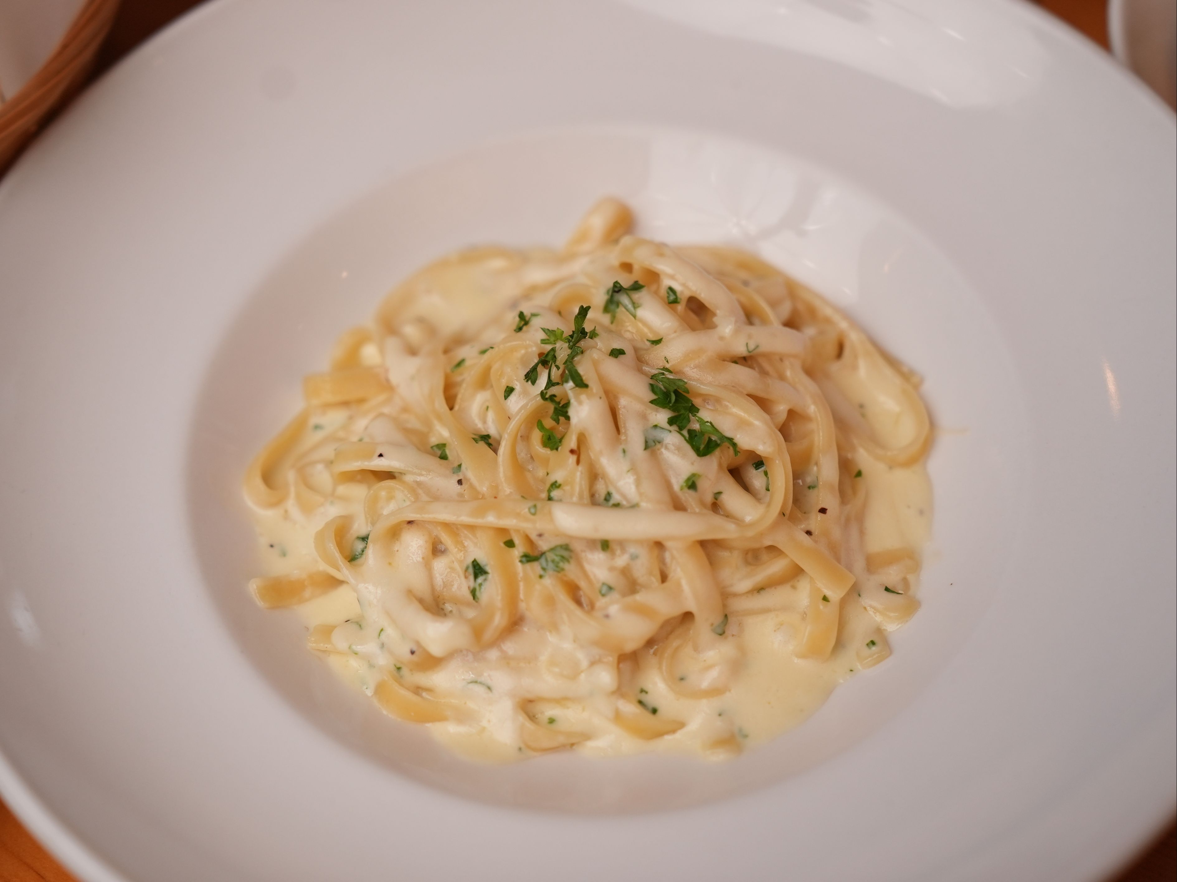 Fettuccini Alfredo.