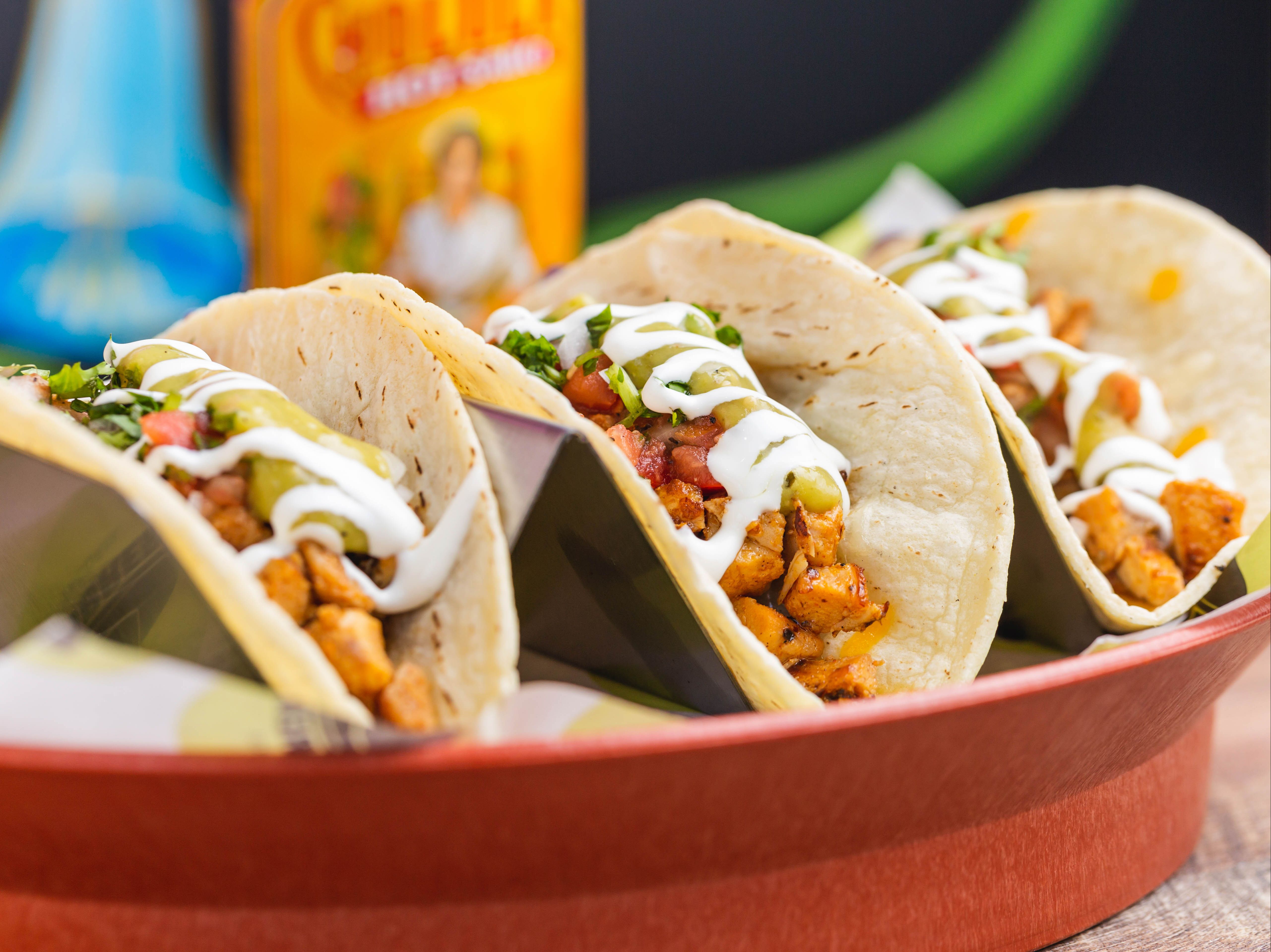 Chorizo Taco Trio.