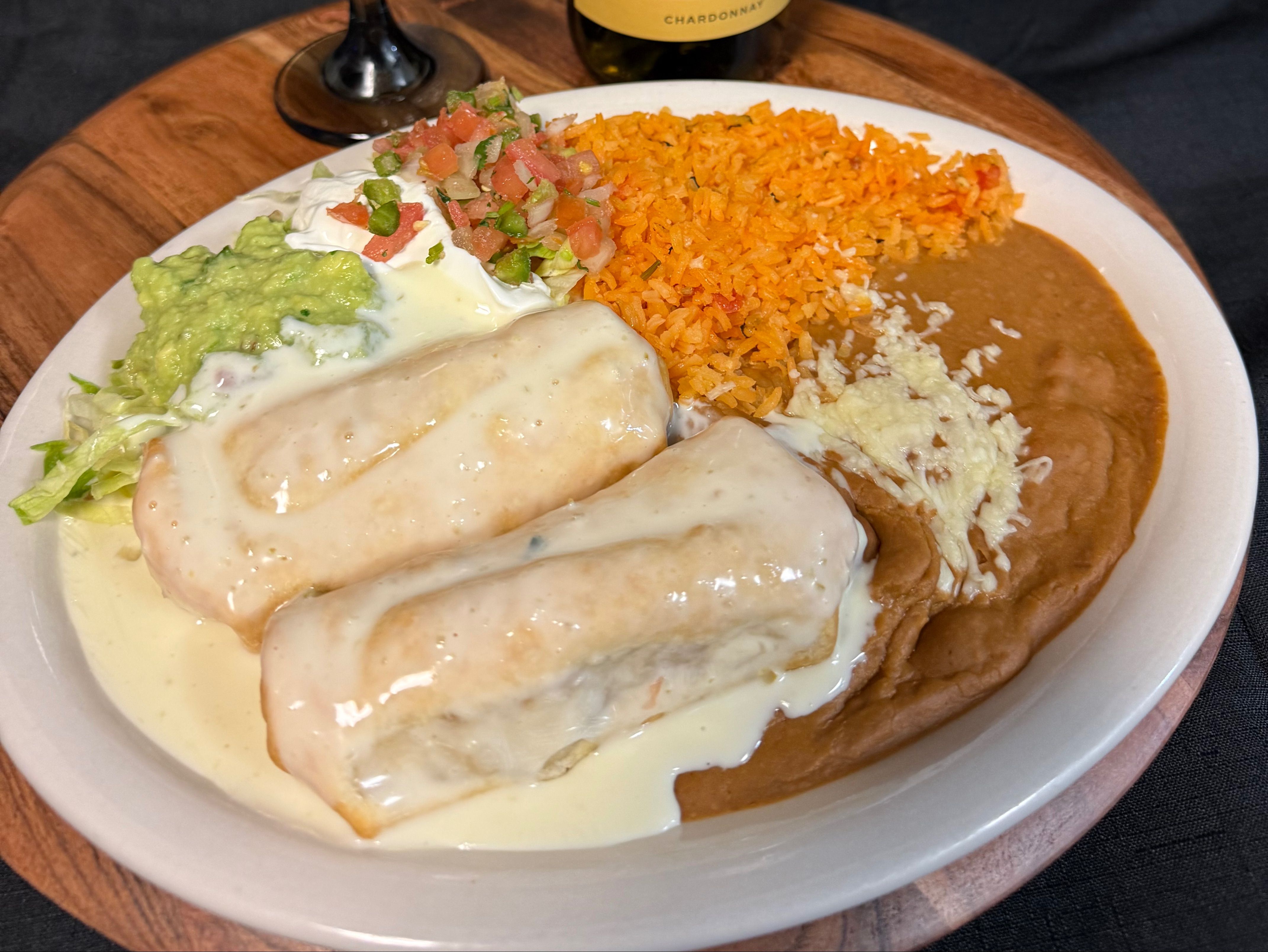 Shrimp Chimichanga.