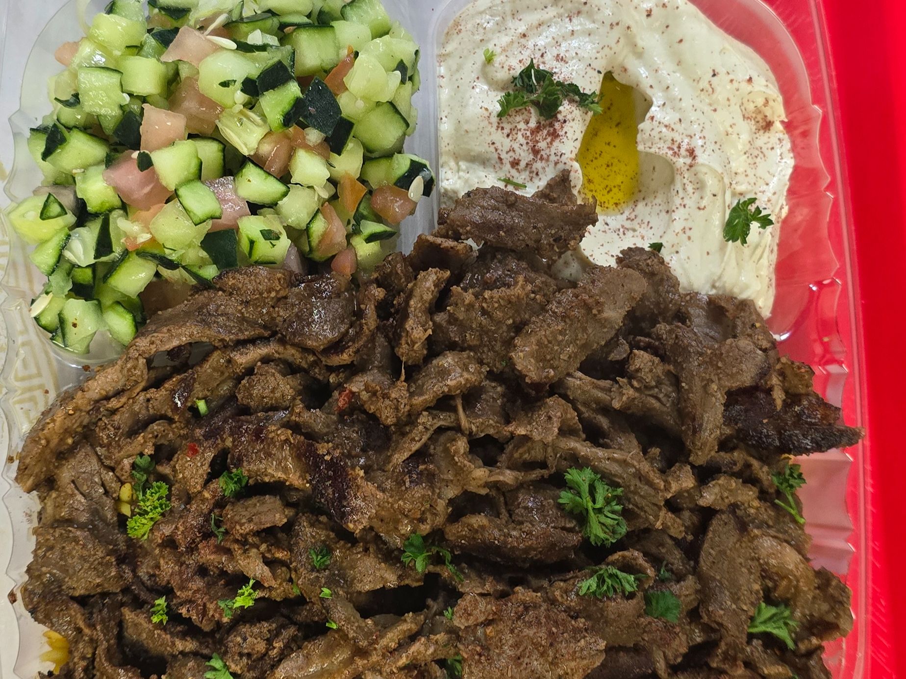 Shawirma Platter Beef And Lamb