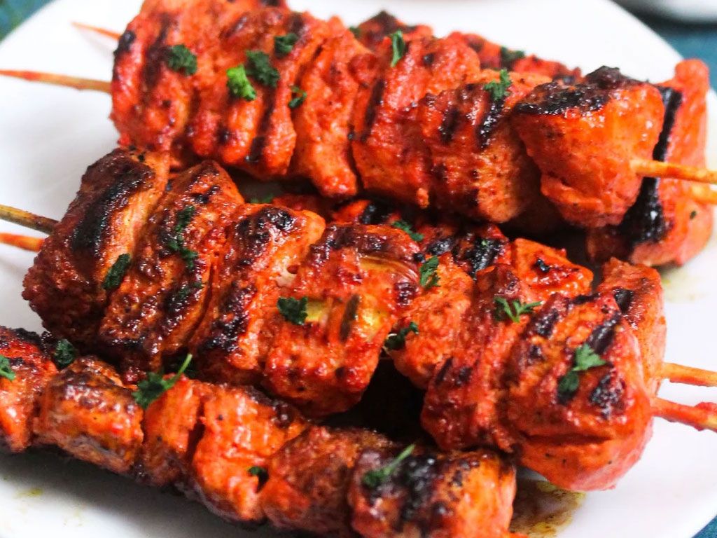 Chicken Tarasee Kabab.