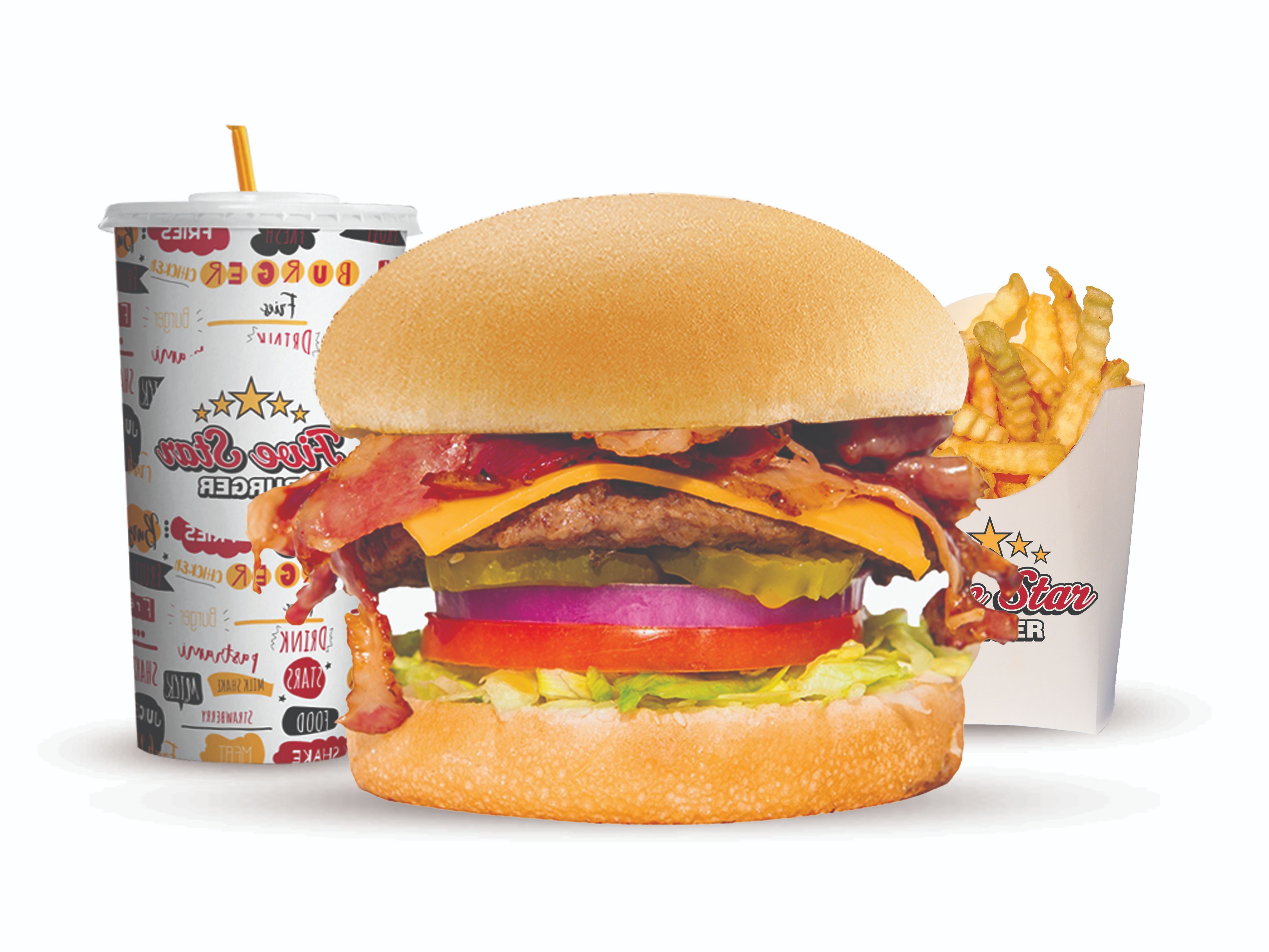6.Pastrami Burger Combo.
