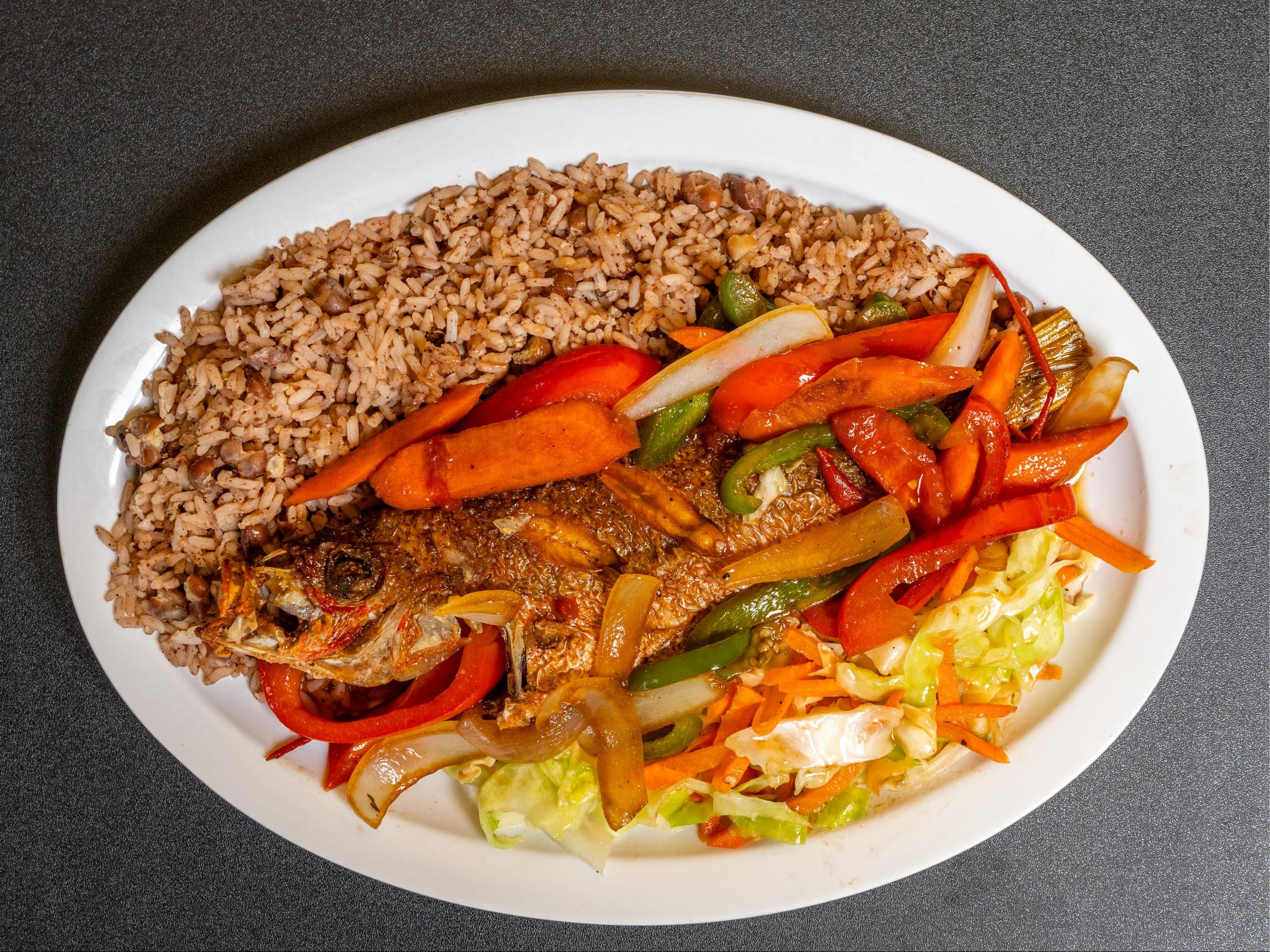 Brown Stew Snapper.